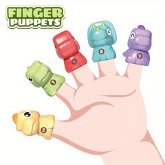KDAYA 10pcs Animal Surprise Toy Set with Lock and Key & Shape Sorting Stackin