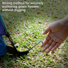 18pcs Aluminum Tent Pegs With Windproof Rope and Storage Bag