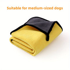 Soft Coral Fleece Pet Towel Quick Drying Machine Washable