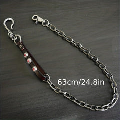 Metal Wallet Belt Chain Rock Punk Trousers Hipster Pant Keychain