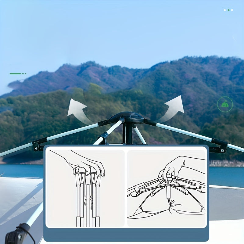 Portable Automatic Quick Opening Tent Sunshade Waterproof