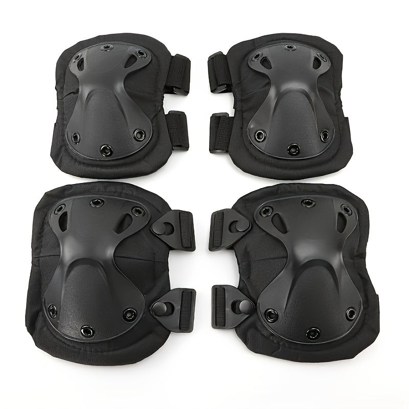 4pcs Knee Elbow Pads Set for Outdoor Activities
