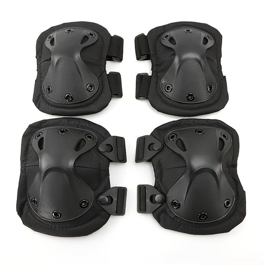4pcs Knee Elbow Pads Set for Outdoor Activities