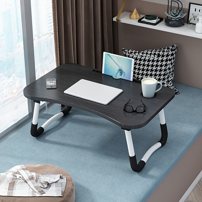1pc Notebook Computer Desk Bed Lazy Folding Table For Student Dormitory Bedroom