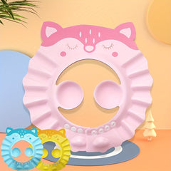 Adjustable Waterproof Shampoo Cap with Ear Protection