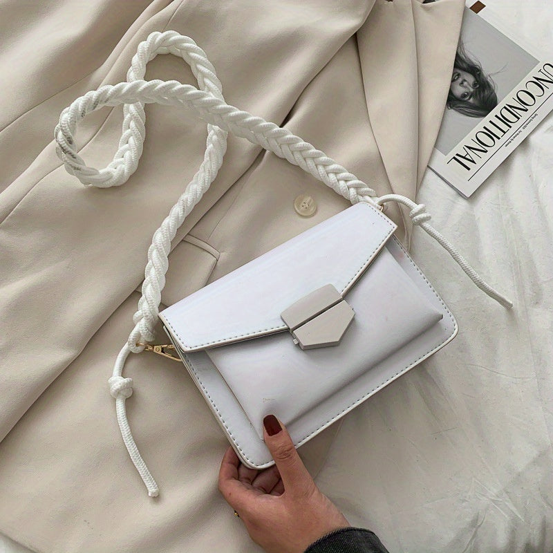 Minimalist Crossbody Bag Stylish Square Purse Shoulder Bag