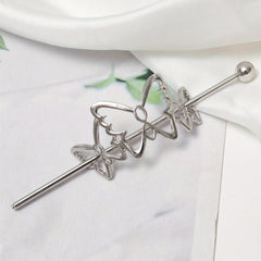 Metal Butterfly Hairpin Hair Stick Headdress Hair Accessories