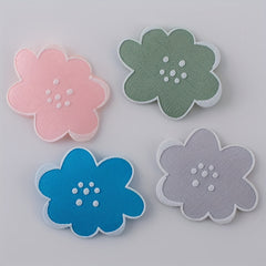 4pcs Cloud Iron On Patches Sew On Embroidered Applique Repair Patch DIY Crafts