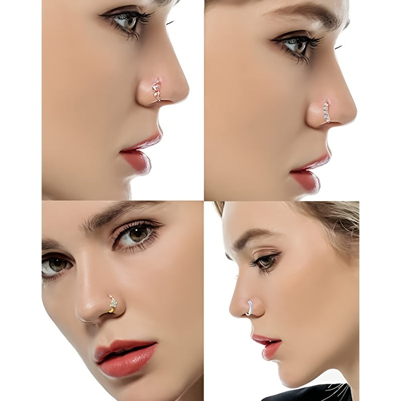 Hypoallergenic Nose Ring for Women - Cartilage Piercing Jewelry