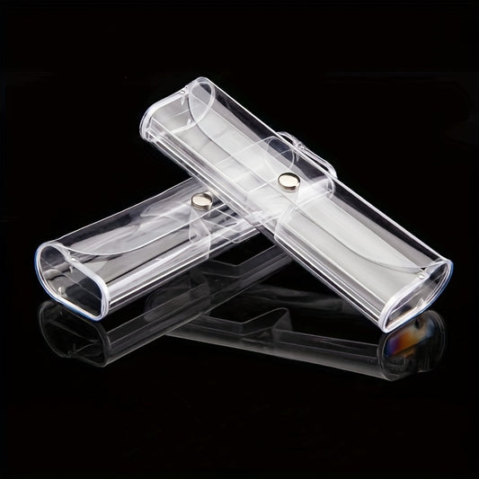 Transparent Plastic Glasses Case Lightweight Portable Myopia Glasses Box