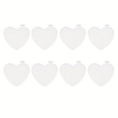 8pcs Plastic Mesh Canvas Sheets - DIY Crafts Embroidery Cross
