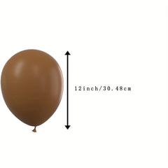 60 Coffee Brown Balloons Tan Dark Arch Bear Party Wedding Decor
