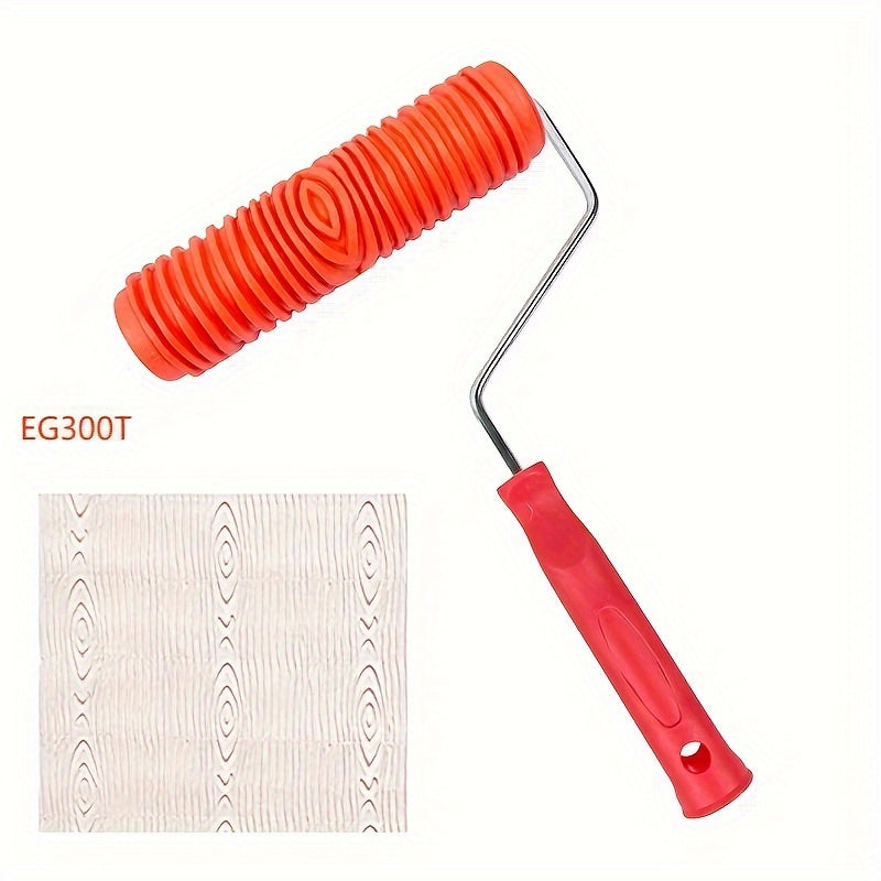 DIY Patterned Paint Roller Rubber Roller Texture Roller 300+ Patterns