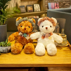 Brown Teddy Bear Plush Toy 11.8 Inches Huge Head Safety Birthday Gift