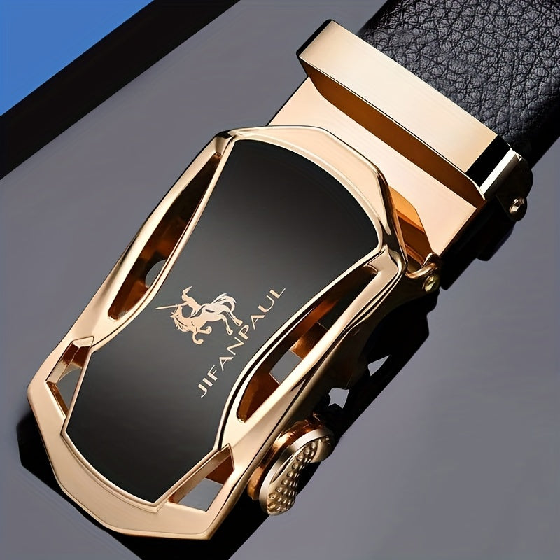 Men's PU Automatic Buckle Belt for Wedding Daily Wear