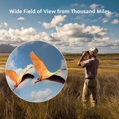 10X42 Monocular Binoculars High Magnification for Birdwatching Camping Hiking