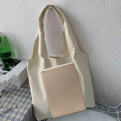 Butterfly Print Canvas Tote Bag Large Shoulder Bag for Shopping & School