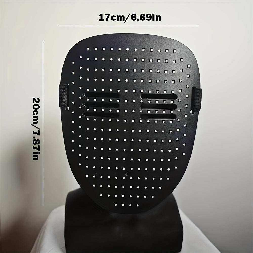 LED Halloween Mask with Gesture Sensing for Carnival Party