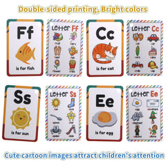 Phonics Flash Cards for Kids Ages 3-6