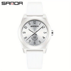 Sanda Quartz Student Watch Minimalist Design Luminous Hands Non Rechargeable