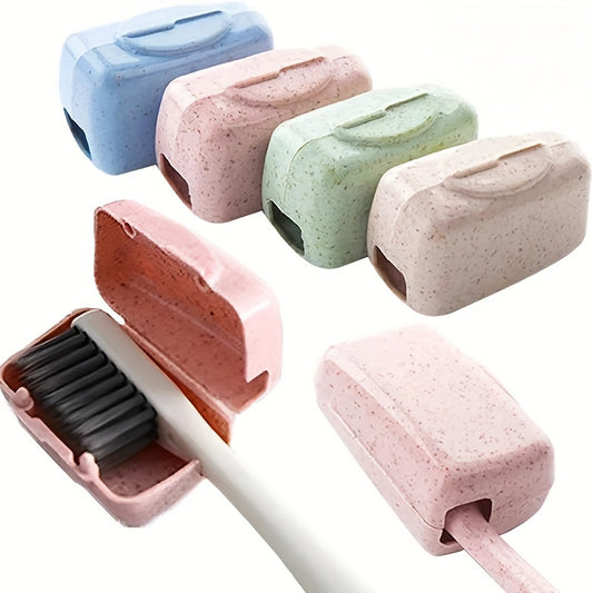 4Pcs Toothbrush Head Cover Caps Portable Tooth Brush Holder Protector Case