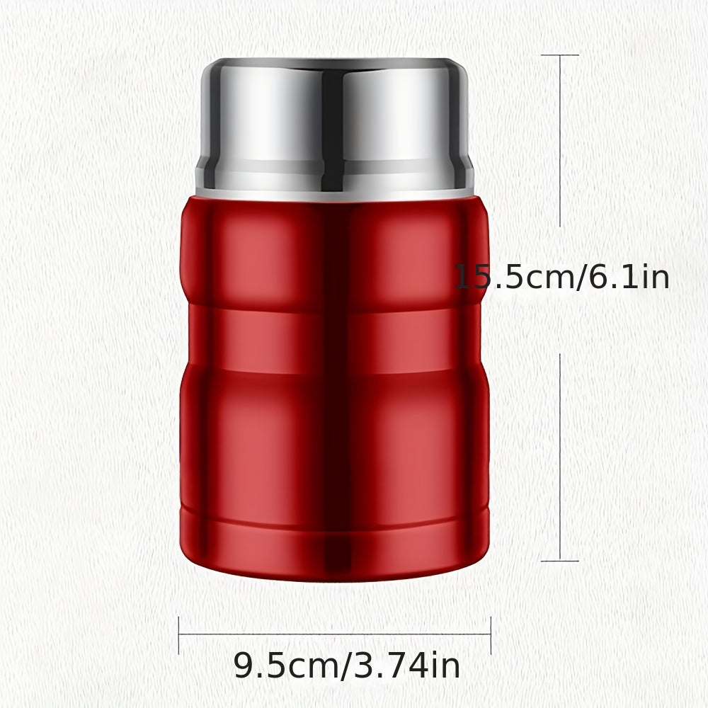 500ml Insulated Food Jar Thermal Lunch Box for School and Office