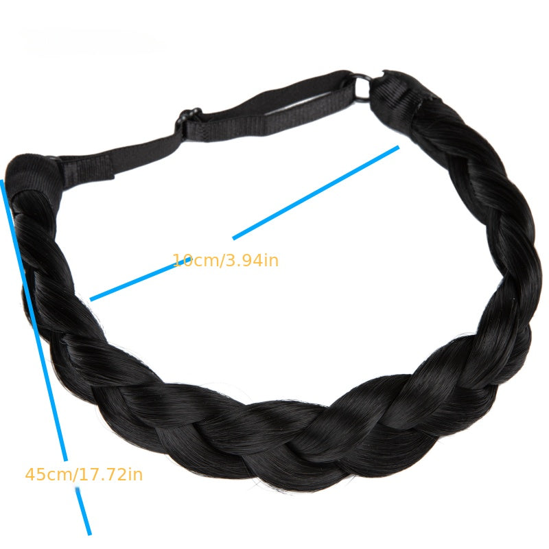 Braid Wig Headband Hair Extension Stretch Hair Piece Hair Accessories