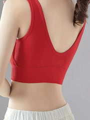 Contrast Lace Push Up Bra Breathable Anti-sagging Bra