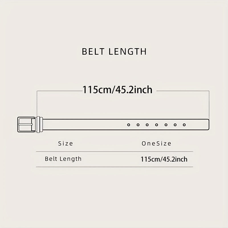Triangle Metal Buckle Thin Belt Solid Women's Knotted Belt