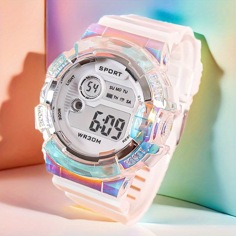 Unicorn Ins Wind Academy Forest Digital Watch with Date Display