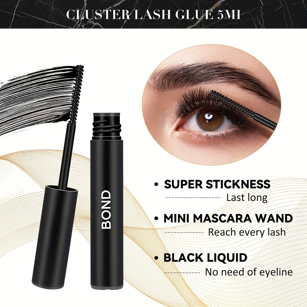 DIY Lash Extension Kit Adhesive - Long Lasting Waterproof Cluster