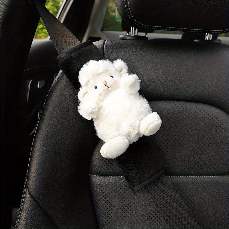 Soft Car Seat Belt Shoulder Pad Doll Couple Ornaments
