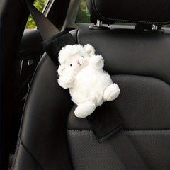Soft Car Seat Belt Shoulder Pad Doll Couple Ornaments