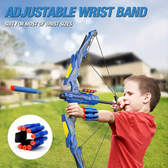 Kids LED Light Up Slingshot Bow And Arrow Toy Set