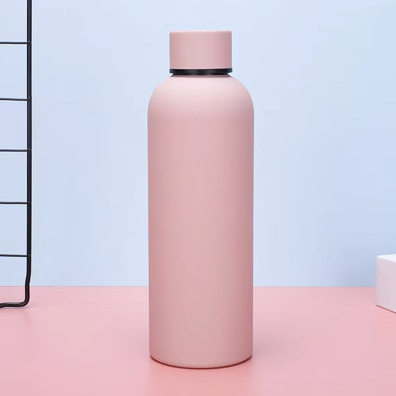 Double Wall Stainless Steel Cup Insulated Water Bottle 16.9oz 500ml