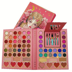 70 Color Eyeshadow Palette Matte Gloss Blush Contouring Palette
