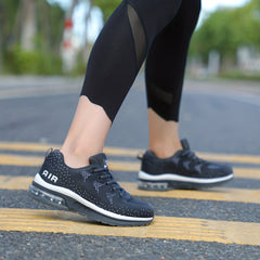 Women's Air Cushion Sole Running Shoes Breathable Sneakers