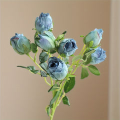 Artificial Rose With 7 Heads Bulk Bouquets Real Touch Faux Flowers