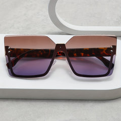Ombre Rimless Cat Eye Sunglasses UV400 Sun Shades