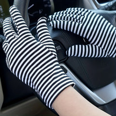 Cotton Sunscreen Gloves for Women and Men - Breathable and Stylish