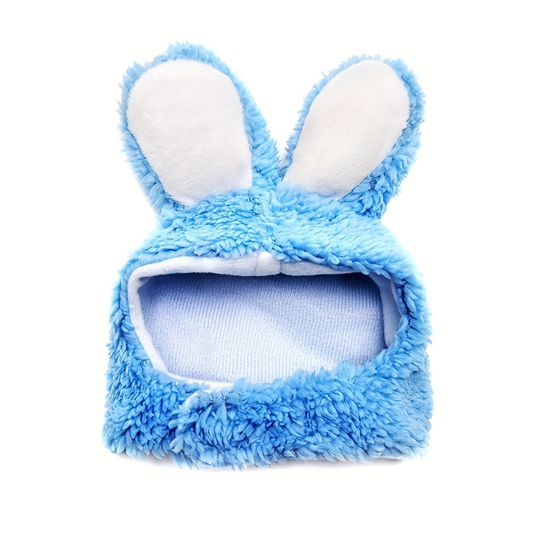 Plush Cat Headgear with Bunny Ears for Pet Cosplay