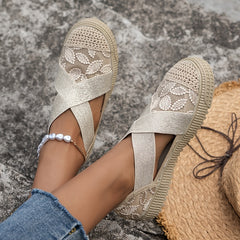 Women's Cut out Mesh Slip On Shoes Lightweight