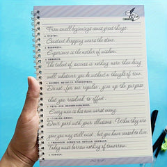 English Calligraphy Practice Book Set with Erasable Ink
