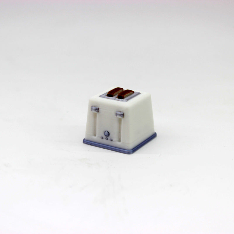 Mini Bread Machine & Kettle Dollhouse Food Play Set