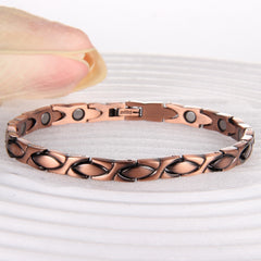 Copper Bracelet For Women Magnetic Links Men Birthday Christmas Gift