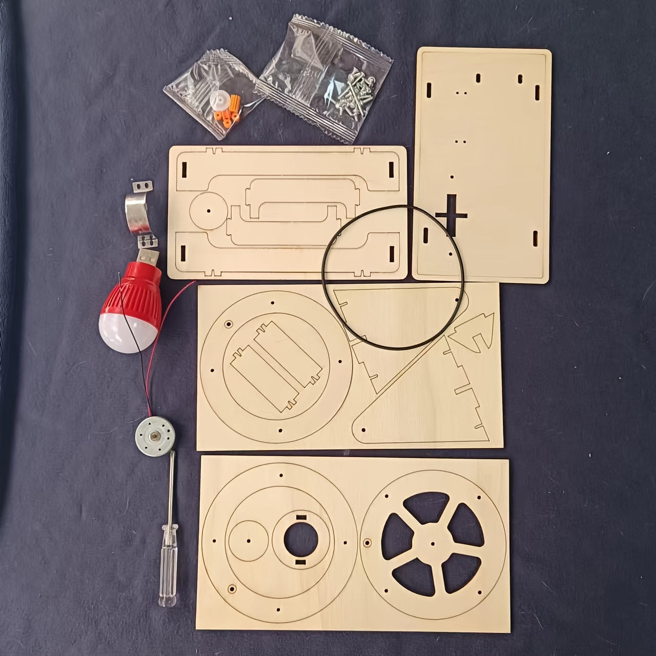 DIY Manual Generator Kit Science Toy Random Colors