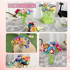 Fabric Flower Bouquet Toy Kit Flower Craft Kit with Flower Maker