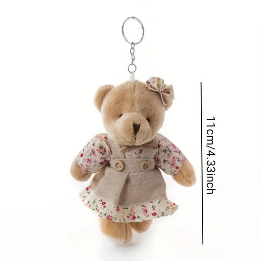 Couple Rabbit Couple Bear Plush Doll Keychain Couple Rabbit Plush Pe...