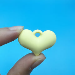 Acrylic Lacquer Heart Necklace Earrings Bag Decoration