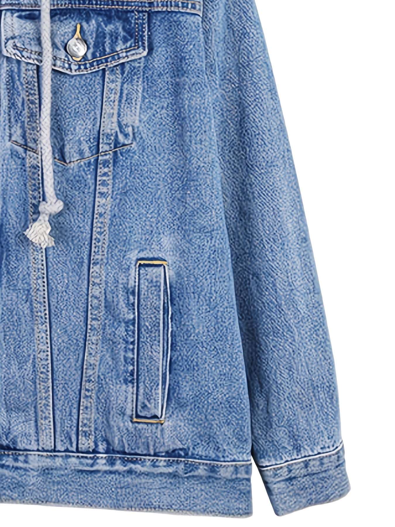 Oversized Long Denim Jacket Women's Coat